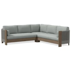 West Elm Porto Outdoor 3-Piece L-Shaped Sectional Cushion Covers