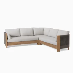 West Elm Porto Outdoor 3-Piece L-Shaped Sectional Protective Cover