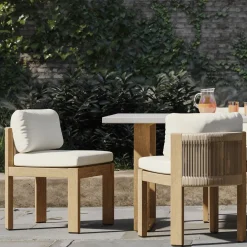 West Elm Porto Outdoor Side Dining Chair