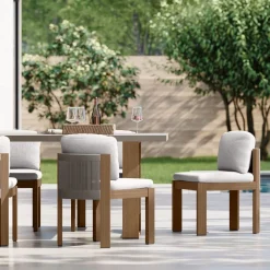 West Elm Porto Outdoor Side Dining Chair