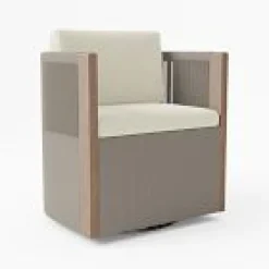 West Elm Porto Swivel Dining Chair Cushion Covers