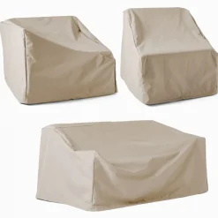 West Elm Portside Aluminum Outdoor 4-Piece L-Shaped Sectional Protective Cover