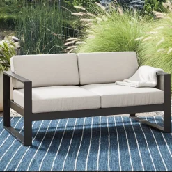 West Elm Portside Aluminum Outdoor Sofa (–)