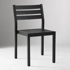 West Elm Portside Aluminum Outdoor Stacking Dining Chair