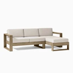 West Elm Portside Outdoor 2-Piece Chaise Sectional Protective Cover