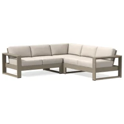 West Elm Portside Outdoor 3-Piece L-Shaped Sectional Replacement Cushions