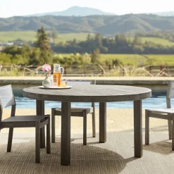 West Elm Portside Outdoor Round Dining Table (48")