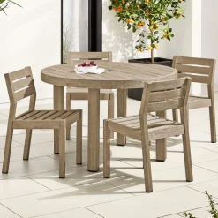 West Elm Portside Outdoor Round Dining Table (48")