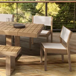 West Elm Portside Outdoor Stacking Dining Chair