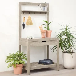 West Elm Portside Wood Potting Station