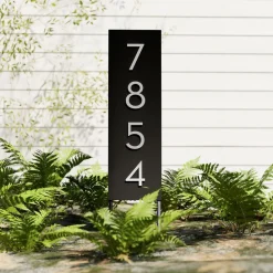 West Elm Post & Porch Vertical Home Yard Sign with Magnetic Numbers
