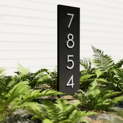 West Elm Post & Porch Vertical Home Yard Sign with Magnetic Numbers