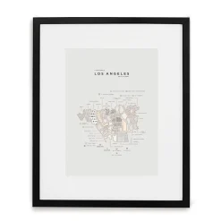 West Elm 42 Pressed City Map - Los Angeles