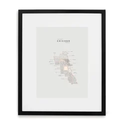 West Elm 42 Pressed City Maps - Chicago