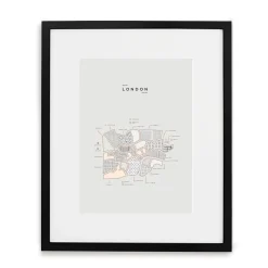 West Elm 42 Pressed City Maps - London