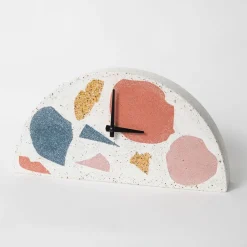 West Elm Pretti.Cool Terrazzo Mantel Clock