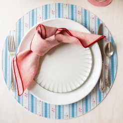 West Elm Proper Table Mabel Vintage Floral Stripe Placemat