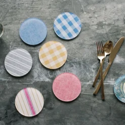 West Elm Proper Table Waller Chambray Coaster (Set of 4)