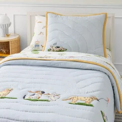 Kids West Elm Puppy Quilt & Shams