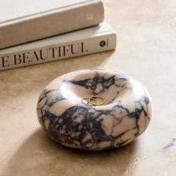 West Elm Purple Breccia Marble Tray & Decor Gift Set