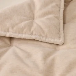 West Elm Quilted Cotton Velvet Sofa Overlay
