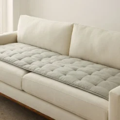 West Elm Quilted Sofa Overlay