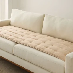 West Elm Quilted Sofa Overlay