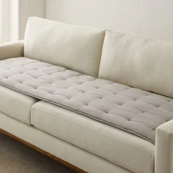 West Elm Quilted Sofa Overlay