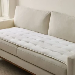 West Elm Quilted Sofa Overlay