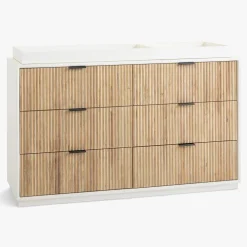 Kids West Elm Quinn 6-Drawer Wide Dresser with Removable Topper (57")