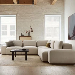 West Elm Quinten 5-Piece L-Shaped Chair Sectional (126")