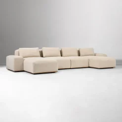 West Elm Quinten 4-Piece U-Shaped Chaise Sectional (164")