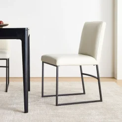 West Elm Range Leather Side Dining Chair
