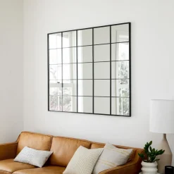 West Elm Raven Window Metal Wall Mirrors