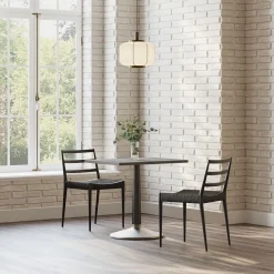 West Elm Raymond Restaurant Rectangle Dining Table - Quartz