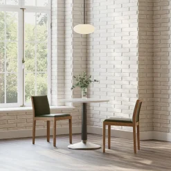 West Elm Raymond Restaurant Round Dining Table - Quartz
