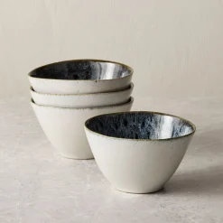 West Elm Reactive Glaze Stoneware Cereal Bowl Sets