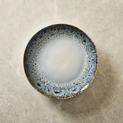 West Elm Reactive Glaze Stoneware Salad Plate Sets