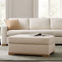 West Elm Reagan Ottoman