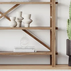 West Elm Reclaimed Pine Wood Bookshelf