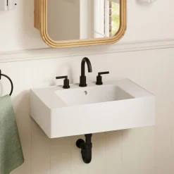West Elm Rectangular Wall Mounted Sink