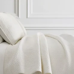 West Elm Reflections Matelasse Quilt & Shams