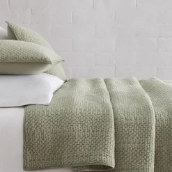 West Elm Reflections Matelasse Quilt & Shams