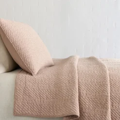 West Elm Reflections Matelasse Quilt & Shams