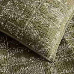 West Elm Reflections Matelasse Tree Quilt & Shams
