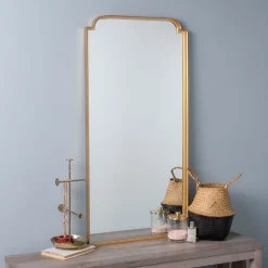 West Elm Regal Metal Floor Mirror
