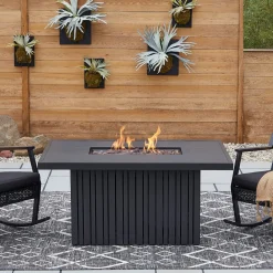 West Elm Renlow Rectangle Fire Pit Table (52")