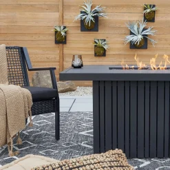 West Elm Renlow Rectangle Fire Pit Table (52")