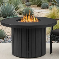 West Elm Renlow Round Fire Pit Table (44")