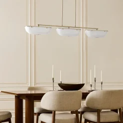 West Elm Reynolds Glass Chandelier (51")